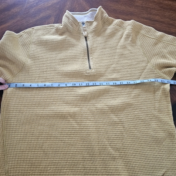 The Territory Ahead Men's Mustard Zip-Up Sweater XL - Picture 7 of 11